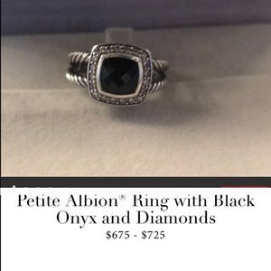 David Yurman black onyx ring